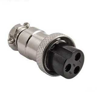 Разъем MIC 16 3P гн металл на кабель