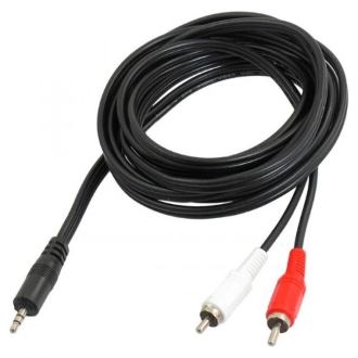 Шнур 3.5мм шт стерео - 2 x RCA шт 1.5м