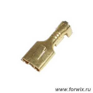 Клемма плоская неизолированная с фикс. DJ 250 (мама) (0.5-1.5 мм2) (B 087)